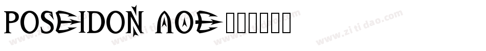 Poseidon AOE字体转换